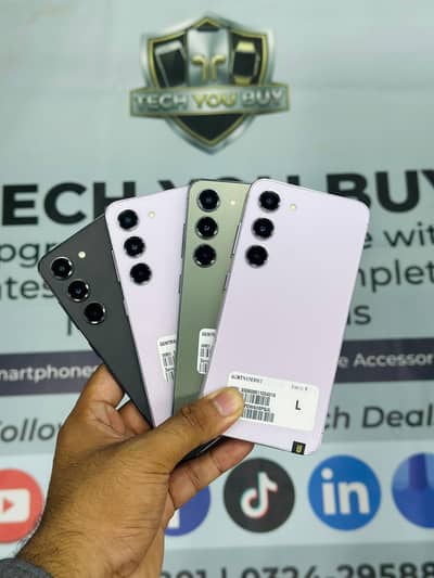 Samsung Galaxy S23 128Gb & 256Gb Officail PTA Water Pack