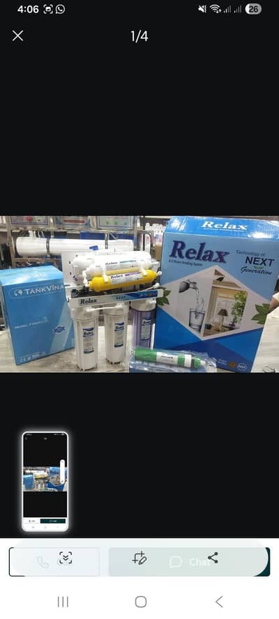 Ro filter plant 100gpd