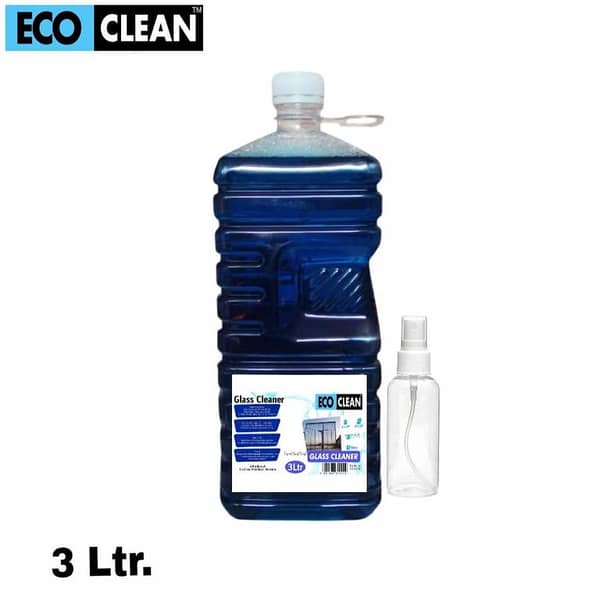 3 LITER GLASS CLEANER & SHINER - PROFESSIONAL GRADE (WITH FREE REFILL BOTTLE)
