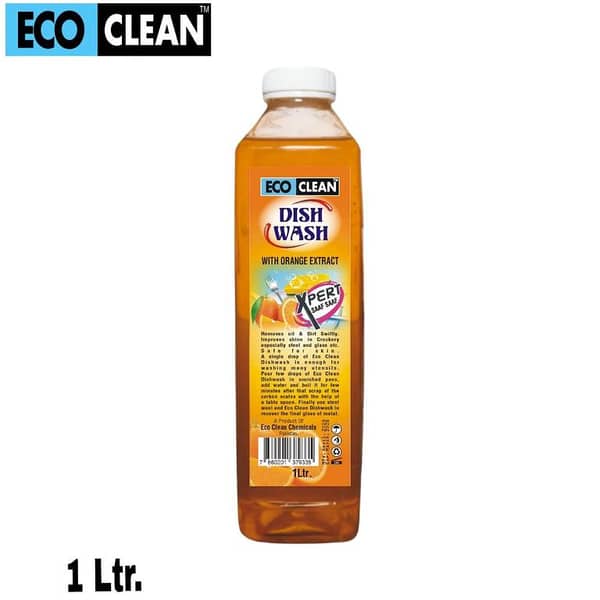 1 LITER ORANGE DISHWASH, DISHWASHING OR DISHWASHER LIQUID - PROFESSIONAL IN GREASE CUTTING