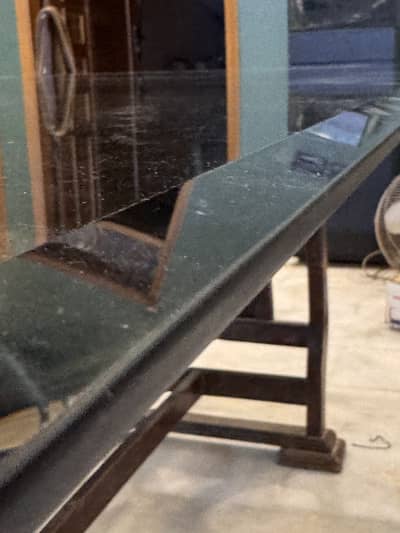 Full Size Highest Quality Dinning Table with 12mm Glass Top. Low Price