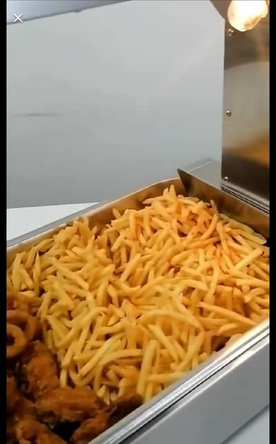 french fries warmer