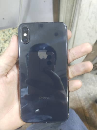 I phone X PTA approved 256 Gb face id on panel Change battery helt 100