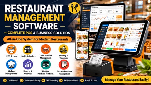 Restaurant Management Software  Billing, POS & Inventory System