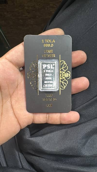 1 tola silver piece available