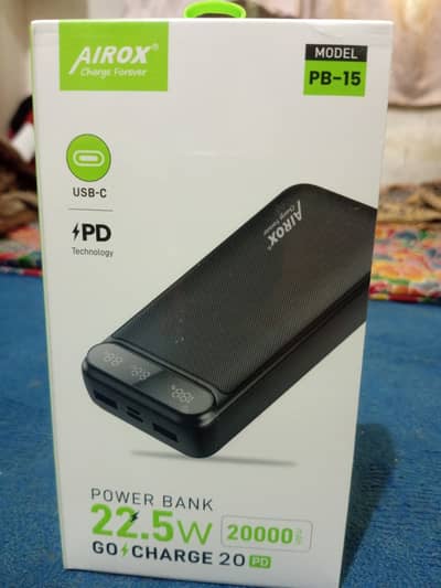 Airbox Power Bank 22.5W 20000mAh Fast Charging