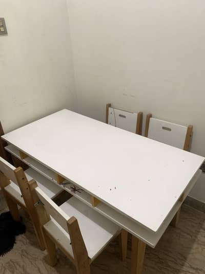 Kids Study table white