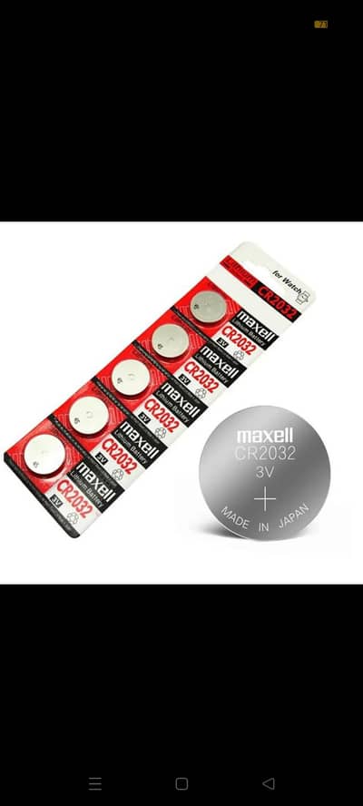 Original Maxell CR2032 lithium made in japan