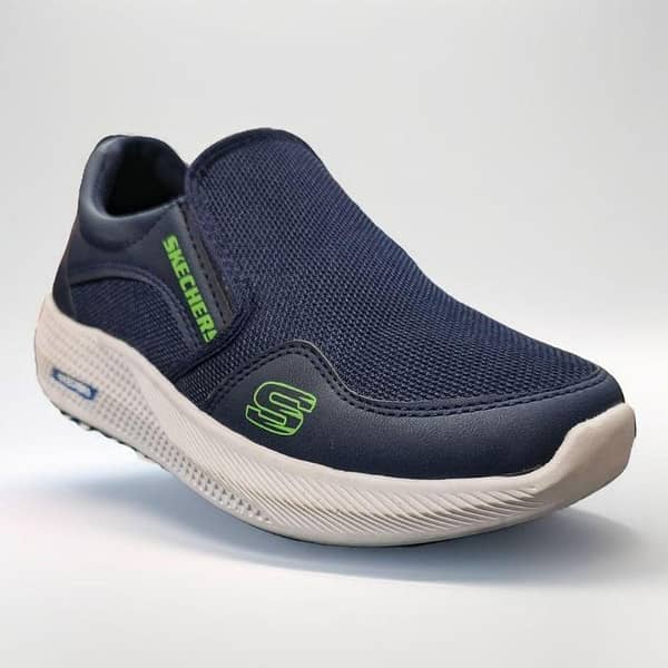 Stylish Skechers Inspired Breathable Slip-On Shoes for Men – Ultra Comfort Lightweight Casual Walking