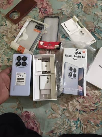 Redmi Note 14 Pro (Aurora Purple) (8+4Gb Ram and 256Gb Storage )