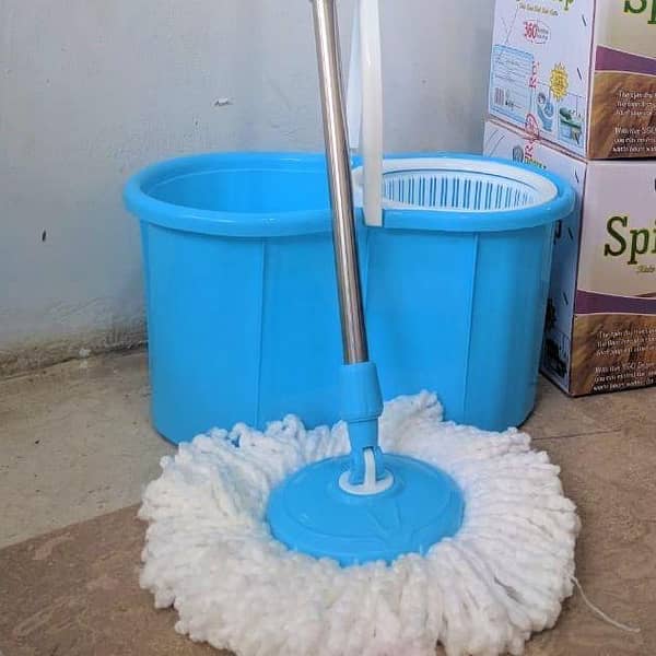Spin Mop 360° Microfiber Magical Mop Set | Easy Spin Home Cleaning Tool | Microfiber Floor Mop