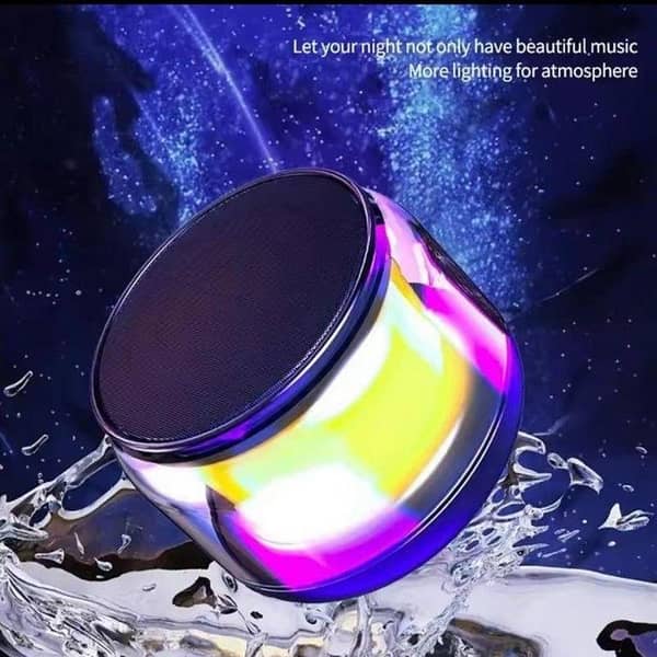 RGB LED Light Bluetooth Speaker | Compact Wireless Speaker with Powerful Sound