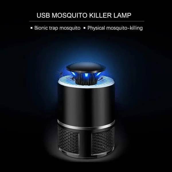 EXORT Electric Mosquito Trap Blue Light | USB Powered Mosquito Killer Lamp | Child Safe No Zapper