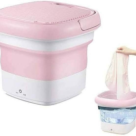 Portable Mini Folding Washing Machine | Compact Laundry Machine for Clothes | Multi Color