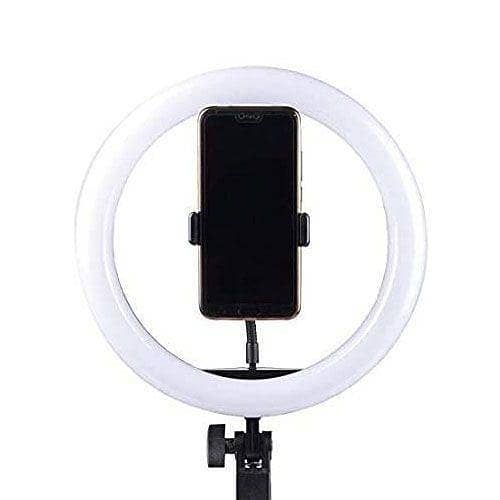 26cm LED Ring Light for Camera & Phone | Single Color | Adjustable Brightness