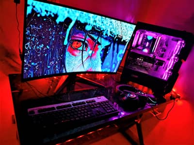 BEAST GAMING PC WITH 32INCH 2K 170HERTZ MONITOR