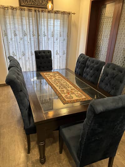 Dinning table 8 chairs