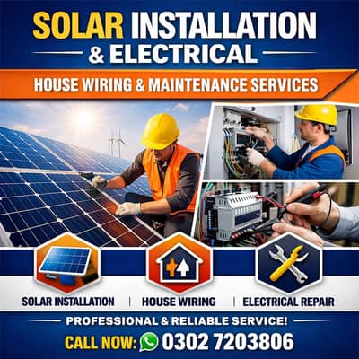 Electriction services wiring repair/switch board /repairnig  available