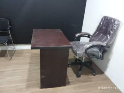 02 Brand New Chairs and 02 Tables