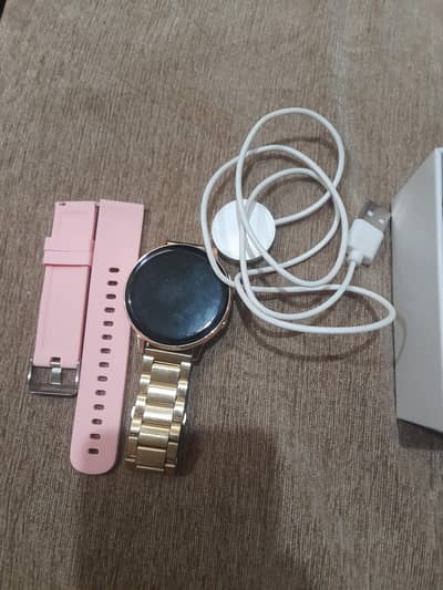 Smart Watch (AMOLED Display) with Extra Straps – Excellent Condition