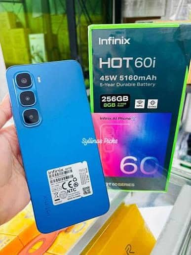 infinix Hot 60I 12/128 complete lush 19 ma warranty