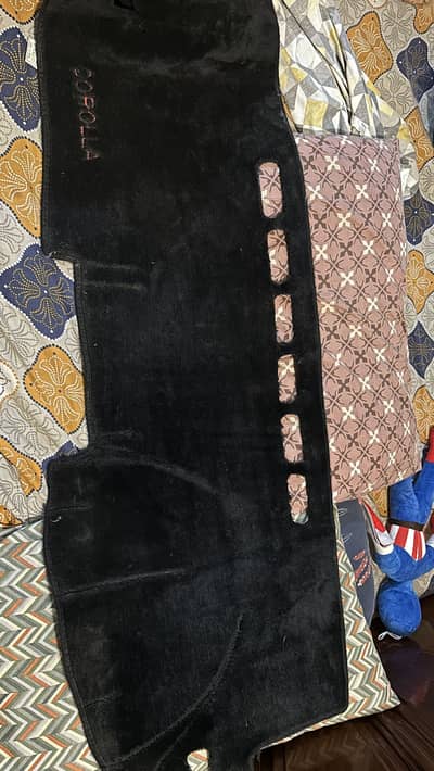 Corolla 2000-2015 dashboard orignal valvet mat non slip black color