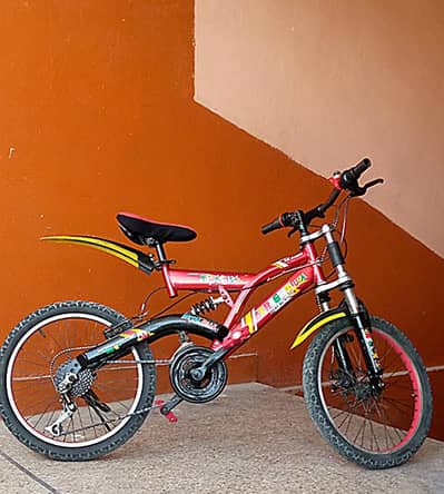 TRIGON MTB japanese bicycle 7 gears real suspension and disc brakes