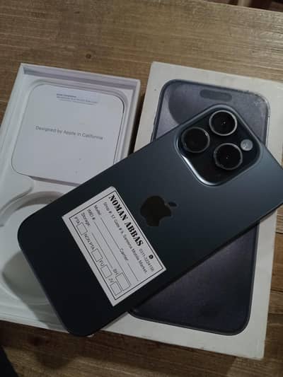 iPhone 15 pro jv 128gb just like new with box cable