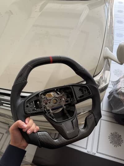 Honda civic carbon fiber steering wheel