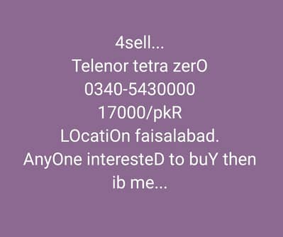 telenOr tetra number