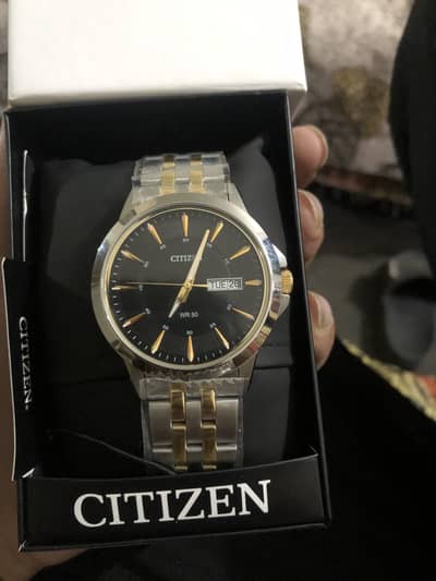Original Citizen Men’s Watch BF2018-52E Brand New– Day Date, Two Tone