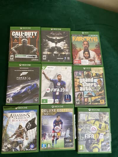 Xbox one game cds For series X and one