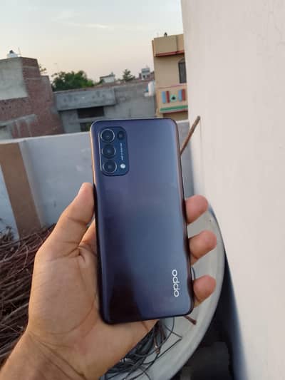 Oppo Reno 5 8 128 only back rough total German phone hai dabba charger