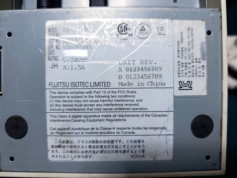 fujitsu fp1100 kitchen printer 6