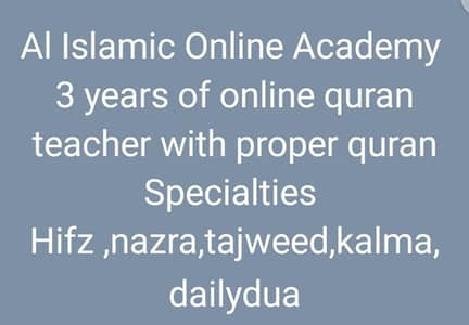 Online quran tutor available