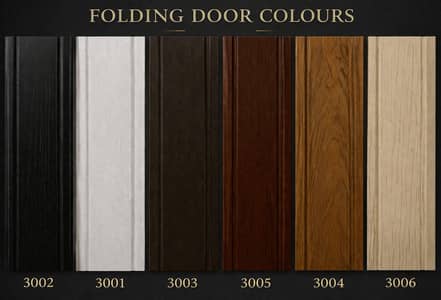 PVC folding door