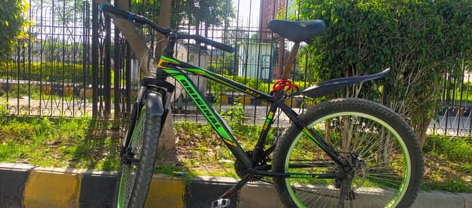 Black Orange MTB Cycle - Only Few Months Used - Good Deal