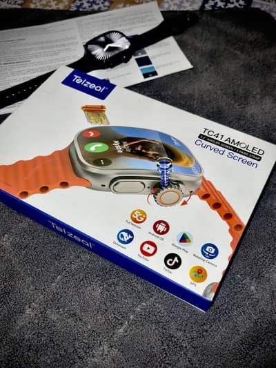 Telzeal TC41 android watch 8mgpx camera and all mobile features 5g