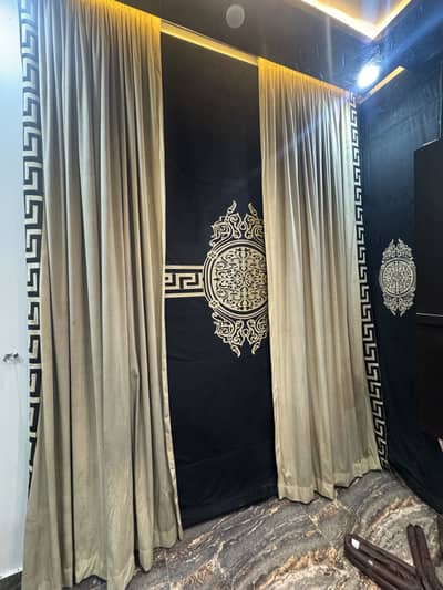 Velvet curtains for  full big long window premium velvet stuff