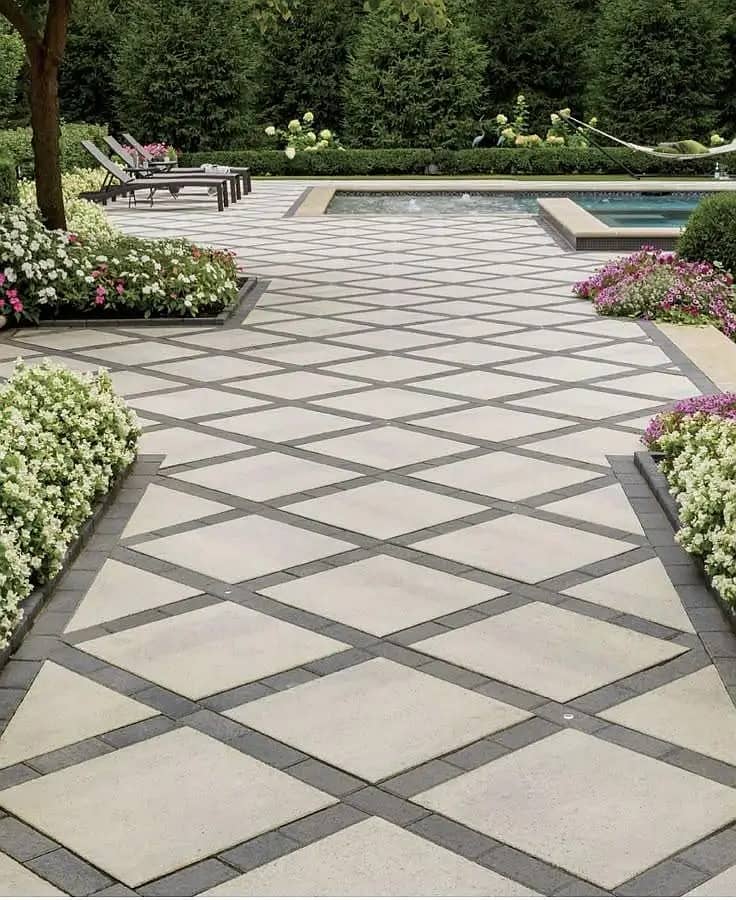 interlock tiles / blocks / pavers / solid blocks / 60mm 8