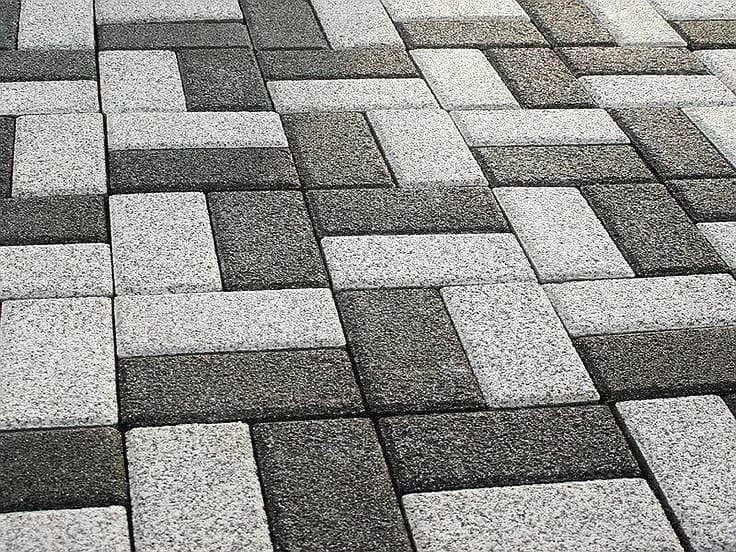interlock tiles / blocks / pavers / solid blocks / 60mm 10