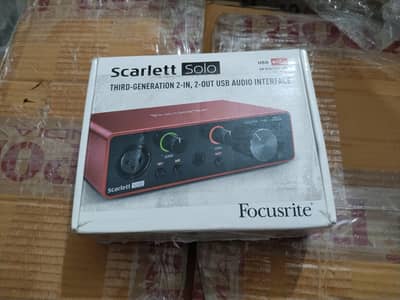 Focusrite Scarlett solo 3rd Gen