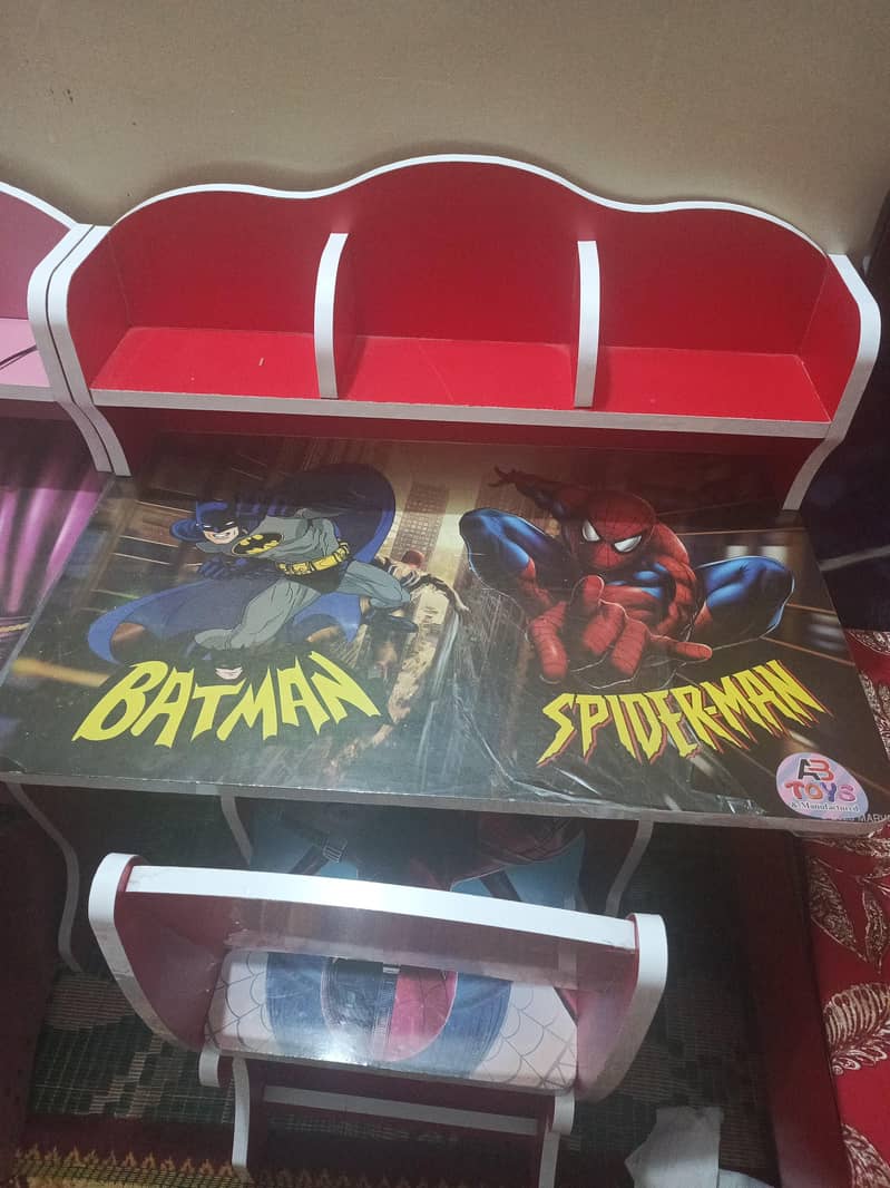 2 bed 2 study table with chairs 1