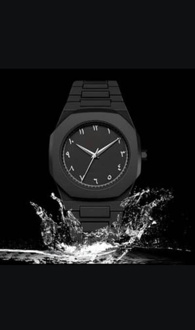 ​Premium Rolex Edition – All Black Matte Finish with Arabic Dial