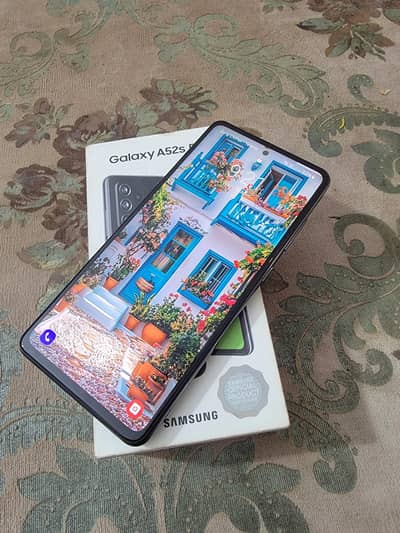 A52s 5G With Box Duel Physical Sim Shade On Led