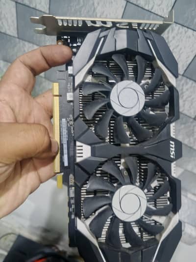 MSI GPU Nvidia 1050ti 4gb ddr5 graphic card