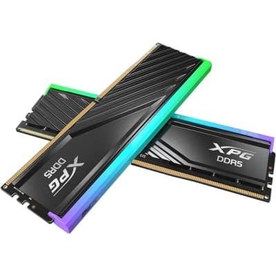 XPG Lancer Blade RGB 32GB (2x16GB) 6000MHz C36 DDR5 DRAM Memory Black