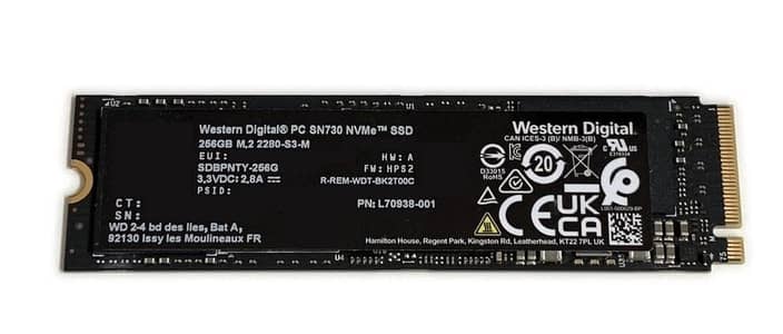 256 gb ssd nvme m. 2 with fast enclosure