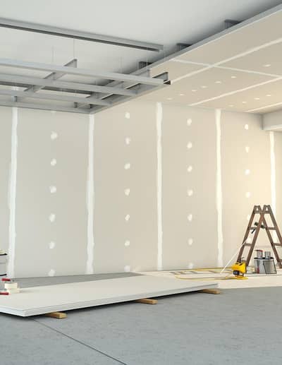 cement partition/gypsum board partition/gypsum ceiling/glass partition