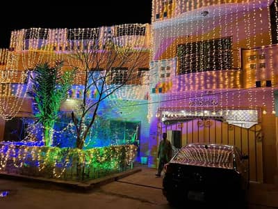 wedding Lights Decorations and Bride Entry service